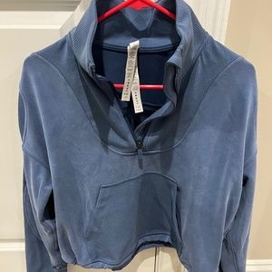 Lululemon Brushed Softstreme Ribbed Half Zip